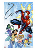 The Amazing Spider-Man 567 Cover: Spider-Man  Daredevil and Kraven The Hunter