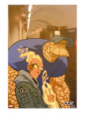 Human Torch 12 Cover: Human Torch and Thing