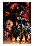 Ultimate Nightmare 1 Cover: Nick Fury  Captain America  Wolverine and Colossus