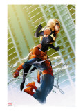 Ms Marvel 47 Cover: Ms Marvel and Spider-Man