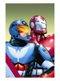 The Amazing Spider-Man 599 Cover: American Son and Iron Patriot