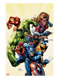 Marvel Adventures Avengers 8 Cover: Captain America
