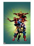 Wizard 136 Cover: Captain America  Wolverine  Spider-Man  Spider Woman  Iron Man and New Avengers