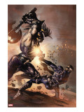 Dark Avengers 9 Cover: Ares and Nick Fury
