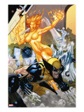 Secret Invasion: X-Men 4 Cover: Wolverine and Phoenix