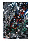 Dark Avengers 4 Cover: Dr Doom and Iron Patriot