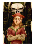 Runaways 26 Cover: Punisher  Hayes and Molly