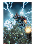 Black Widow & The Marvel Girls 4 Cover: Storm and Black Widow