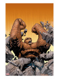 Marvel Knights 4 10 Cover: Thing Fighting