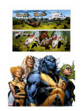 Astonishing X-Men 32 Group: Beast  Brand  Abigail  Armor and Storm