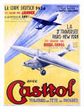 Castrol Aviation Motor Oil Poster