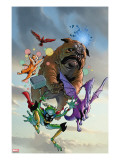 Lockjaw and The Pet Avengers 1 Cover: Lockjaw  Lockheed  Throg  Redwing and Hairball