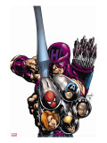 Marvel Adventures Avengers 16 Cover: Hawkeye