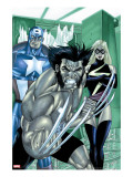 Wolverine Captain America 3 Group: Wolverine  Captain America and Warbird