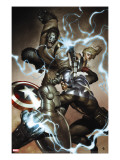 Agents of Atlas 3 Cover: Captain America  Namora  Gorilla-Man and M-11