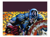 Captain America: Reborn 4 Cover: Captain America