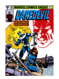 Daredevil 160 Cover: Bullseye  Black Widow and Daredevil Charging