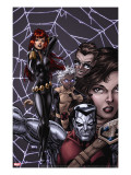 X-Men Forever 12 Cover: Black Widow  Colossus and Storm