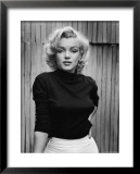 Portrait of Actress Marilyn Monroe on Patio of Her Home