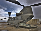 High Dynamic Range Image of a Ch-47 Chinook Helicopter