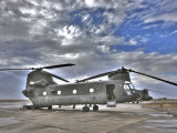 High Dynamic Range Image of a Ch-47 Chinook Helicopter