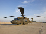 A UH-60 Black Hawk Helicopter at Camp Speicher  Iraq