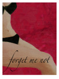 Vintage Pin-Up Forget Me Not