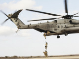 Air Force Pararescuemen Conduct a Combat Insertion and Extraction Exercise in Djibouti  Africa