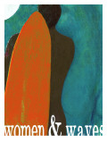 Sunset Beach Surfer - Women and Waves