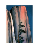 Evening Glow of Yosemite Waterfall 1930