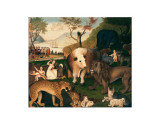 The Peaceable Kingdom  circa 1846