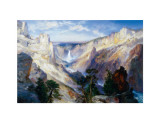 Grand Canyon of the Yellowstone  Wyoming  1906