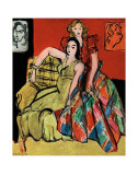Two Young Women  the Yellow Dress and the Scottish Dress  c1941