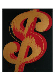 Dollar Sign  c1981 (Red and Orange)