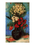 Vase with Carnations and Other Flowers  c1886
