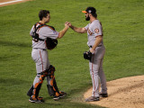San Francisco Giants v Texas Rangers  Game 4: Buster Posey Brian Wilson