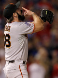 Texas Rangers v San Francisco Giants  Game 5:  Brian Wilson