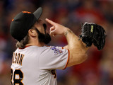 Texas Rangers v San Francisco Giants  Game 5:  Brian Wilson