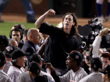 Texas Rangers v San Francisco Giants  Game 5:  Pitcher Tim Lincecum