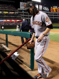 Texas Rangers v San Francisco Giants  Game 5:  Starting pitcher Tim Lincecum