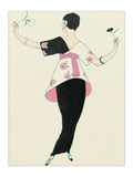 Woman Holding Flowers