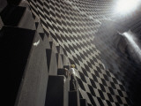 An Engineer Inspects Concrete Blocks of Ross Dam for Cracks