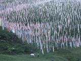 Prayer Flags Outside Tagong