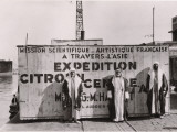Citroen-Haardt Expedition Unloading at Dock in Beirut