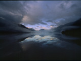 Sunset at Lake Crescent  Olympic National Park  Washington