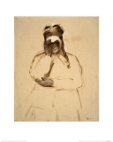 Young Woman with Field Glasses