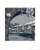 Snow by the Waterside Village