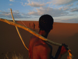 A San Tribesman with His Bow and Arrow