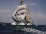 The Belgian School Ship Mercator under Full Sail
