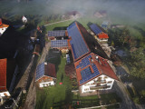 A Farm in Bavaria with Solar Photovoltaic Panels Operates Efficiently